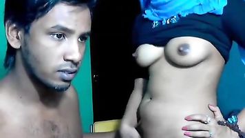 Recién casado del Sur de la India Pareja con Ultra Caliente Nena WebCam Show (7)