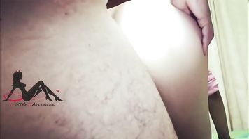 im boring durante el quarentine así que dejo roomie joder mi culo y me hace un creampie