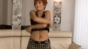 Amateur abuelita en primer rodaje porno